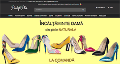 Desktop Screenshot of pantofiplus.ro